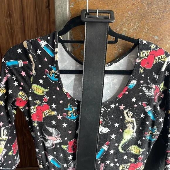 Deadly Dames Hot Rod Honey Tattoo Print - Picture 4 of 4